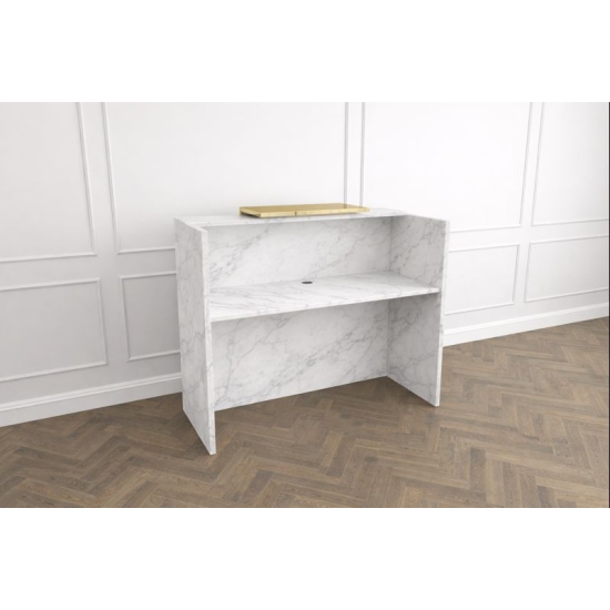 Lada Recepcyjna Loko Gold Marmur Złote Lustro 140cm HIT